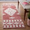 SAFAVIEH Area Rug 8×10 – Aspen Collection – Large – Rust & Ivory, Handmade Wool, Moroccan Boho Tribal Design, Ideal for Living Room, Bedroom, Office, Dining Space (APN550P)(Rust/Ivory)