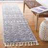 SAFAVIEH Area Rug 8×10 – Berber Fringe Shag Collection – Large – Cream & Dark Grey, Moroccan Design, Non-Shedding & Easy Cleaning, Thick Pile, Ideal for Living Room, Bedroom, Dining Space (BFG516A)(Light Grey/Ivory)