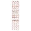 SAFAVIEH Area Rug 8×10 – Berber Fringe Shag Collection – Large – Cream & Dark Grey, Moroccan Design, Non-Shedding & Easy Cleaning, Thick Pile, Ideal for Living Room, Bedroom, Dining Space (BFG516A)(Ivory/Rust)