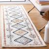SAFAVIEH Area Rug 8×10 – Marrakech Collection – Large – Ivory & Multi, Moroccan Boho Tribal Rustic Design, Non-Shedding & Easy Cleaning, Ideal for Living Room, Bedroom, Office, Dining Space (MRK616A)(Ivory/Multi)