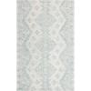 SAFAVIEH Area Rug 8×10 – Micro-Loop Collection – Large – Ivory & Blue, Handmade Wool, Ideal for Living Room, Bedroom, Office, Dining Space (MLP951A)(Ivory/Blue)