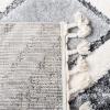 SAFAVIEH Area Rug 8×10 – Moroccan Tassel Shag Collection – Large – Grey & Ivory, Boho Design, Non-Shedding & Easy Cleaning, Plush Pile, Ideal for Living Room, Bedroom, Dining Space (MTS676F)(Grey/Ivory)
