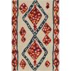 SAFAVIEH Aspen Collection Accent Rug – 4′ x 6′, Green & Ivory, Handmade Moroccan Boho Tribal Wool, Ideal for High Traffic Areas in Entryway, Living Room, Bedroom (APN702Y)(Ivory/Multi)