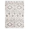 SAFAVIEH Berber Fringe Shag Collection Area Rug – 5’3″ x 7’6″, Cream & Navy, Moroccan Design, Non-Shedding & Easy Care, 1.2-inch Thick Ideal for High Traffic Areas in Living Room, Bedroom (BFG606A)(Cream/Navy)