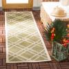 SAFAVIEH Courtyard Collection 8′ x 11′ Navy/Beige CY6923 Trellis Indoor/ Outdoor Waterproof Easy-Cleaning Patio Backyard Mudroom Area-Rug(Green/Beige)