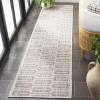 SAFAVIEH Outdoor Area Rug 8×10 – Beach House Collection – Large – Modern Design, Grey & Ivory, Weather Resistant, Non-Shedding & Easy Cleaning, Ideal for Patio, Backyard, Deck, Dining Space (BHS418F)(Grey/Ivory)