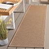 SAFAVIEH Washable Rug Outdoor Atrium Sisal Collection – 5’3″ x 7’6″, Beige, Non-Shedding & Easy to Clean, Ideal for Patio, Backyard, Mudroom (ATM100B)(Beige)