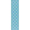 SAFAVIEH Washable Rug Outdoor Bermuda Collection – 8′ x 10′, Ivory & Charcoal, Non-Shedding & Easy to Clean, Ideal for Patio, Backyard, Mudroom (BMU810A)(Aqua/Grey)