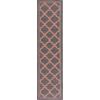 SAFAVIEH Washable Rug Outdoor Bermuda Collection – 8′ x 10′, Ivory & Charcoal, Non-Shedding & Easy to Clean, Ideal for Patio, Backyard, Mudroom (BMU810A)(Charcoal/Rust)