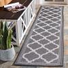 SAFAVIEH Washable Rug Outdoor Bermuda Collection – 8′ x 10′, Ivory & Charcoal, Non-Shedding & Easy to Clean, Ideal for Patio, Backyard, Mudroom (BMU810A)(Grey/Brown)