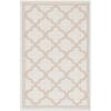 SAFAVIEH Washable Rug Outdoor Bermuda Collection – 8′ x 10′, Ivory & Charcoal, Non-Shedding & Easy to Clean, Ideal for Patio, Backyard, Mudroom (BMU810A)(Ivory/Beige)