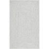 SAFAVIEH Washable Rug Outdoor Braided Collection – 8′ x 10′, Grey & Ivory, Handmade & Reversible, Non-Shedding & Easy to Clean, Ideal for Patio, Backyard, Mudroom (BRA201F)(Ivory/Green)