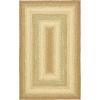 SAFAVIEH Washable Rug Outdoor Braided Collection – 8′ x 10′, Rust & Multi, Handmade & Reversible, Non-Shedding & Easy to Clean, Ideal for Patio, Backyard, Mudroom (BRD303A)(Rust/Multi)
