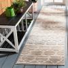 SAFAVIEH Washable Rug Outdoor Cabana Collection – 8′ x 10′, Grey & Ivory, Non-Shedding & Easy to Clean, Ideal for Patio, Backyard, Mudroom (CBN333F)(Grey/Ivory)