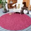 SAFAVIEH Washable Rug Outdoor Courtyard Collection – 10′ x 14′, Grey, Non-Shedding & Easy Cleaning, Ideal for Patio, Backyard, Mudroom (CY8520-36811)(Red/Pink)