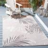 SAFAVIEH Washable Rug Outdoor Courtyard Collection – 5’5″ x 7’7″, Ivory & Pink, Non-Shedding & Easy Cleaning, Ideal for Patio, Backyard, Mudroom (CY8837-56212)(Ivory/Pink)
