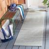 SAFAVIEH Washable Rug Outdoor Courtyard Collection – 8′ x 10′, Beige & Red, Non-Shedding & Easy Cleaning, Ideal for Patio, Backyard, Mudroom, DIning Space (CY6235-23812)(Beige/Aqua)