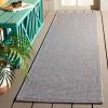 SAFAVIEH Washable Rug Outdoor Sisal All-Weather Collection – 8′ x 10′, Natural, Non-Shedding & Easy to Clean, Ideal for Patio, Backyard, Mudroom (SAW642B)(Grey)