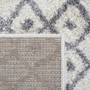 SAFAVIEH Berber Fringe Shag Collection Area Rug – 5′ x 7′, Cream & Dark Grey, Moroccan Design, Non-Shedding & Easy Care, 1.2-inch Thick Ideal for High Traffic Areas in Living Room, Bedroom (BFG540A)(Cream/Dark Grey)