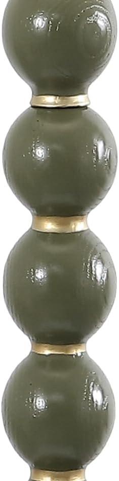 image:imageSAFAVIEH Lighting Collection Callie Green amp Gold Resin 66inch Stacked Ball Standing Floor LampGreenGold