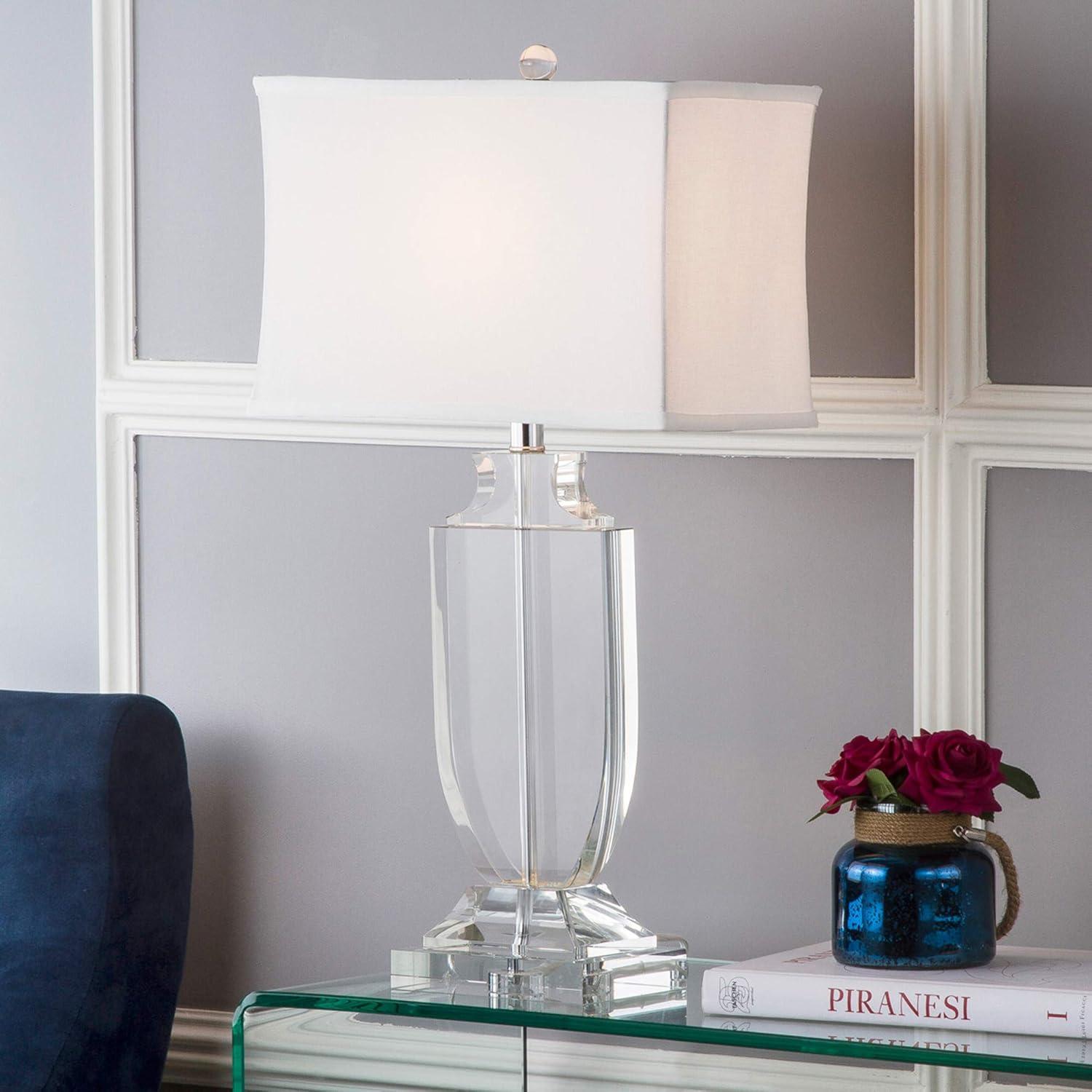 image:imageSAFAVIEH Lighting Collection Deirdre Crystal Urn 26inch Bedroom Living Room Home Office Desk Nightstand Table Lamp LED Bulb Included