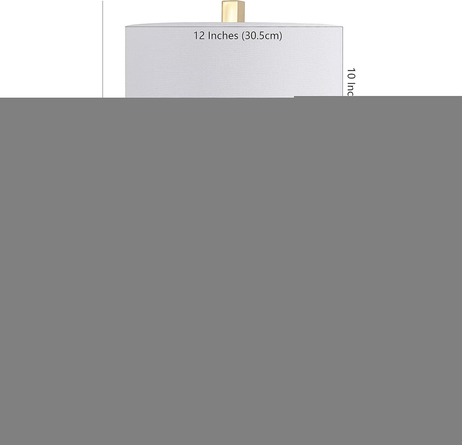 image:imageSAFAVIEH Lighting Collection Wendi Modern Navy Blue Ceramic 22inch Bedroom Living Room Home Office Desk Nightstand Table Lamp LED Bulb Included