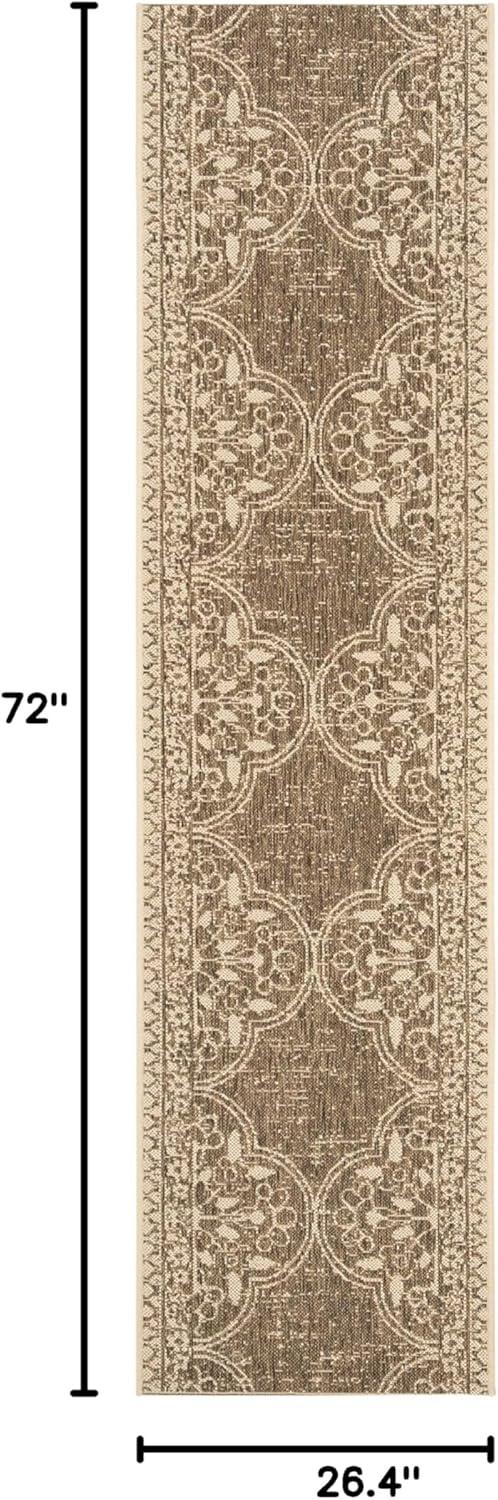image:imageSAFAVIEH Washable Rug Outdoor Beach House Collection 53 x 76 Cream amp Beige NonShedding amp Easy to Clean Ideal for Patio Backyard Mudroom BHS174ACreamBeige