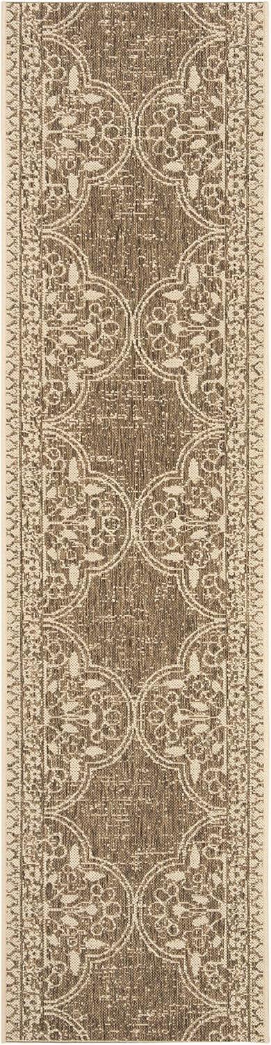 image:imageSAFAVIEH Washable Rug Outdoor Beach House Collection 53 x 76 Cream amp Beige NonShedding amp Easy to Clean Ideal for Patio Backyard Mudroom BHS174ACreamBeige