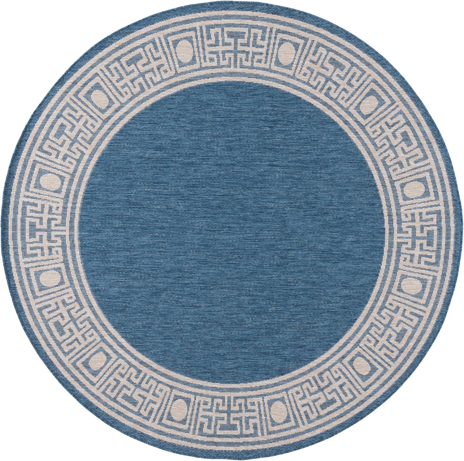 image:imageSAFAVIEH Washable Rug Outdoor Beach House Collection 8 x 10 Blue amp Ivory NonShedding amp Easy to Clean Ideal for Patio Backyard Mudroom BHS276MBlueIvory