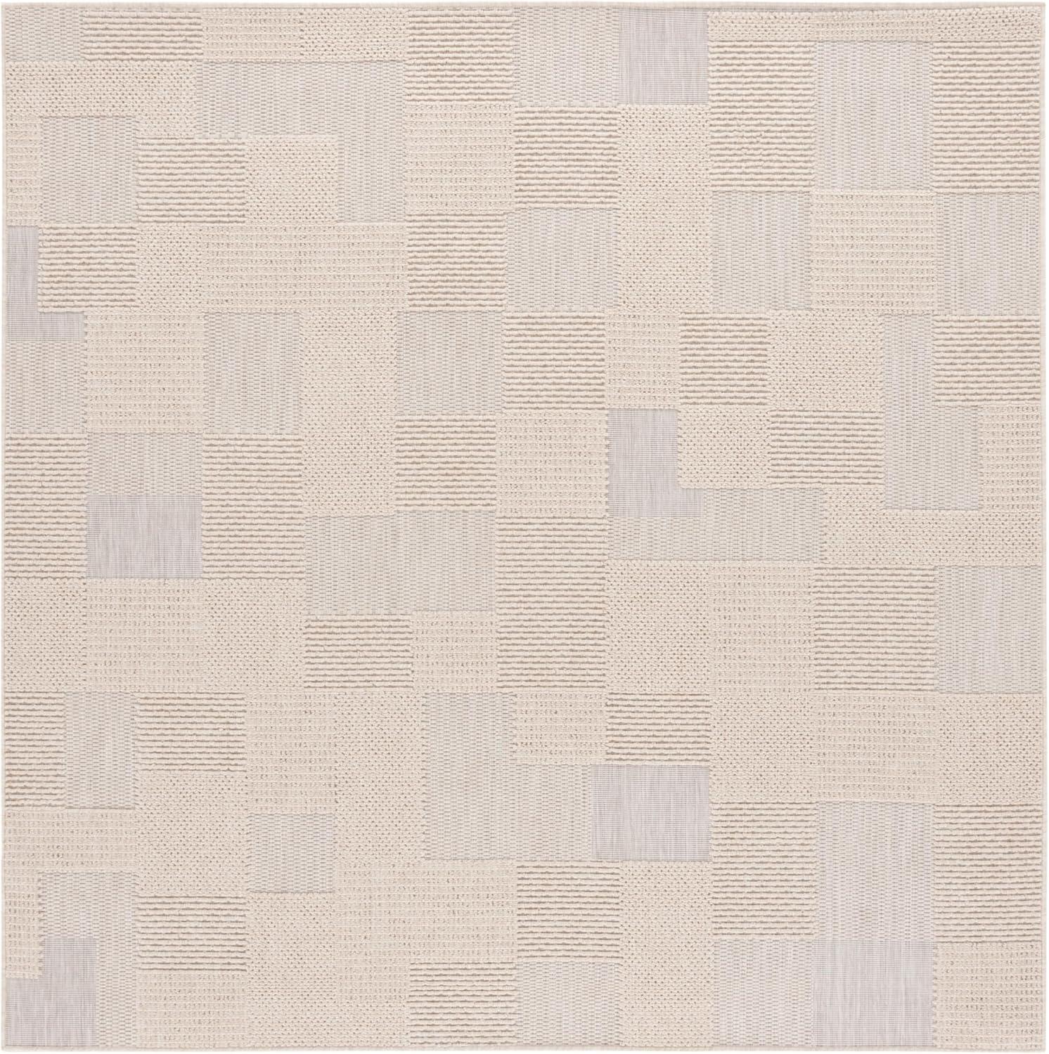 image:imageSAFAVIEH Washable Rug Outdoor Milos Collection 5 x 76 Beige NonShedding amp Easy to Clean Ideal for Patio Backyard Mudroom MLO108BBeige