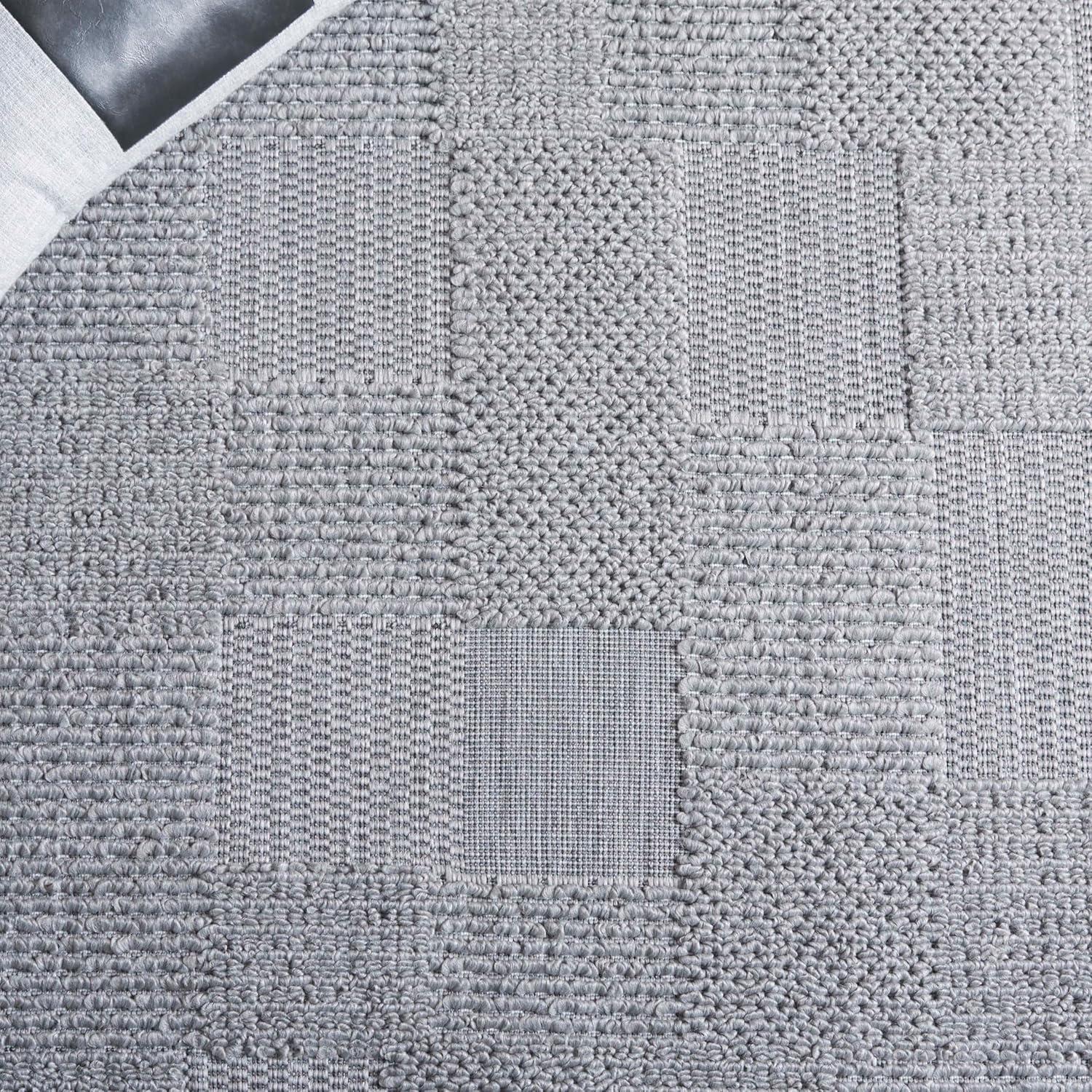 image:imageSAFAVIEH Washable Rug Outdoor Milos Collection 5 x 76 Beige NonShedding amp Easy to Clean Ideal for Patio Backyard Mudroom MLO108BGrey