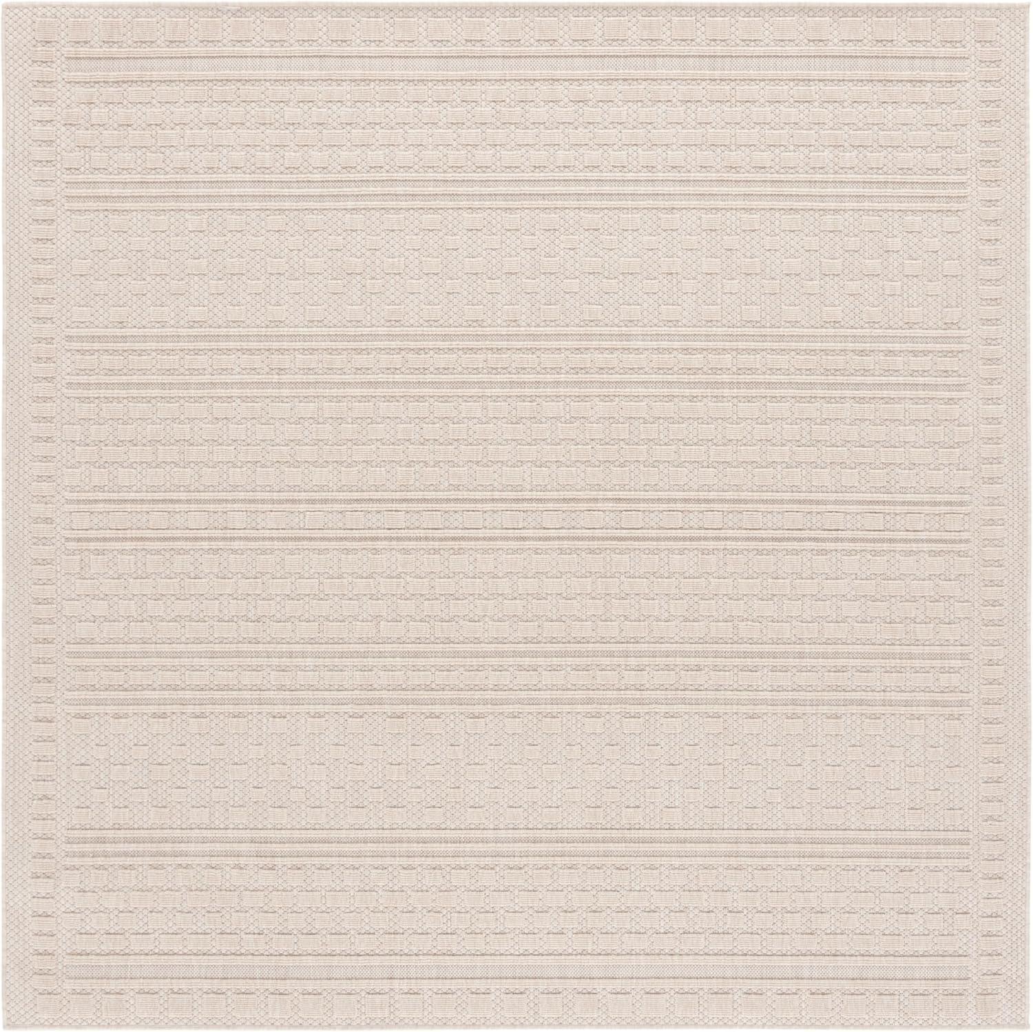image:imageSAFAVIEH Washable Rug Outdoor Milos Collection 5 x 76 Beige NonShedding amp Easy to Clean Ideal for Patio Backyard Mudroom MLO110BBeige