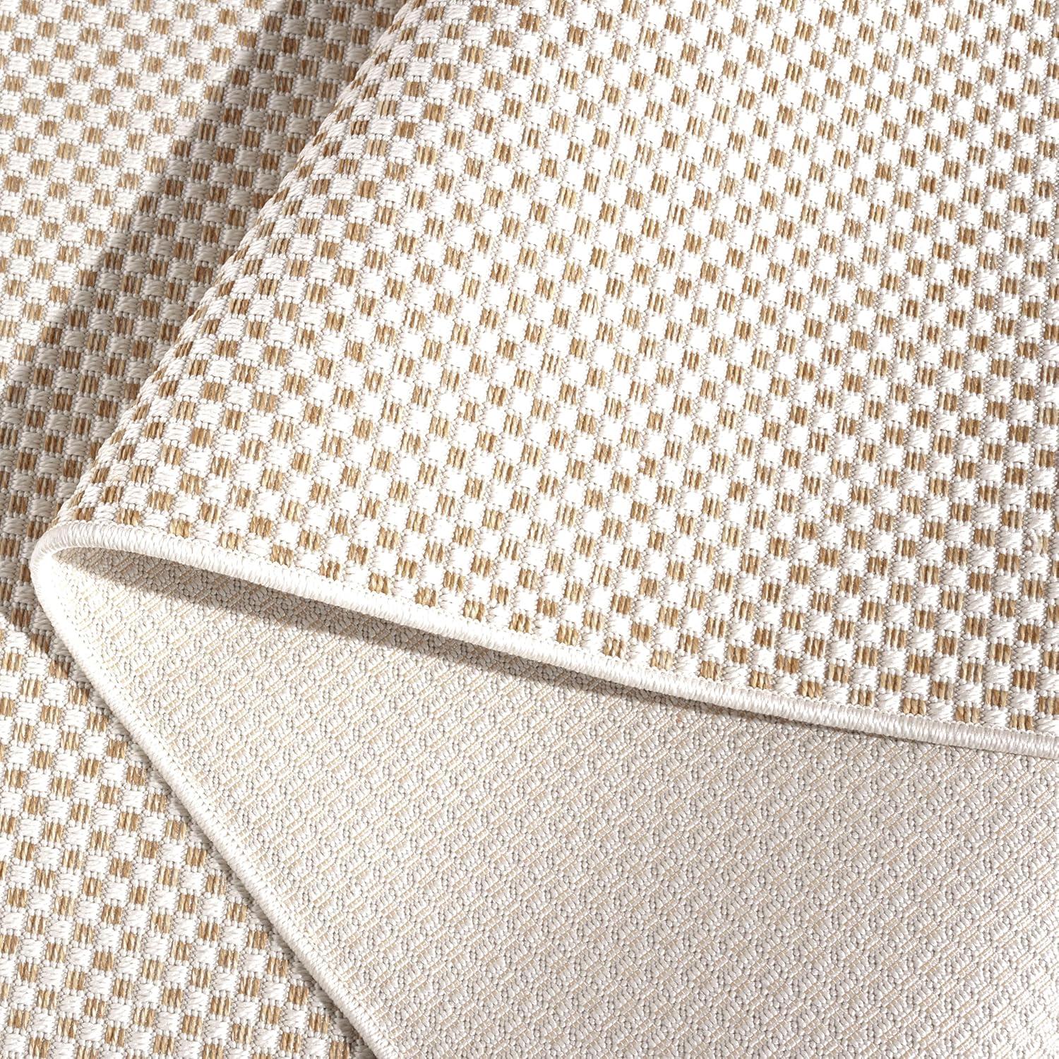 image:imageSAFAVIEH Washable Rug Outdoor Sisal AllWeather Collection 9 x 12 Ivory NonShedding amp Easy to Clean Ideal for Patio Backyard Mudroom SAW640AIvoryNatural
