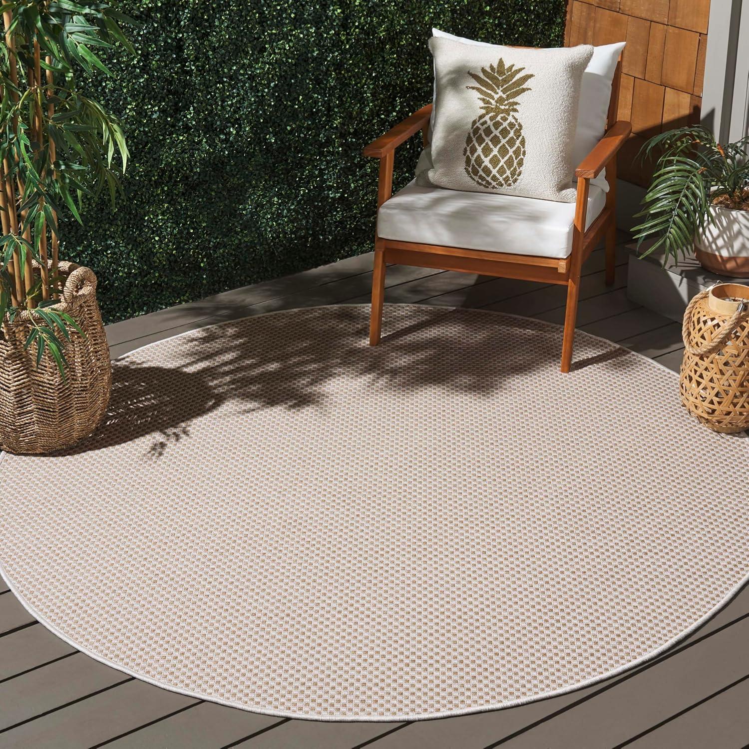 image:imageSAFAVIEH Washable Rug Outdoor Sisal AllWeather Collection 9 x 12 Ivory NonShedding amp Easy to Clean Ideal for Patio Backyard Mudroom SAW640AIvoryNatural