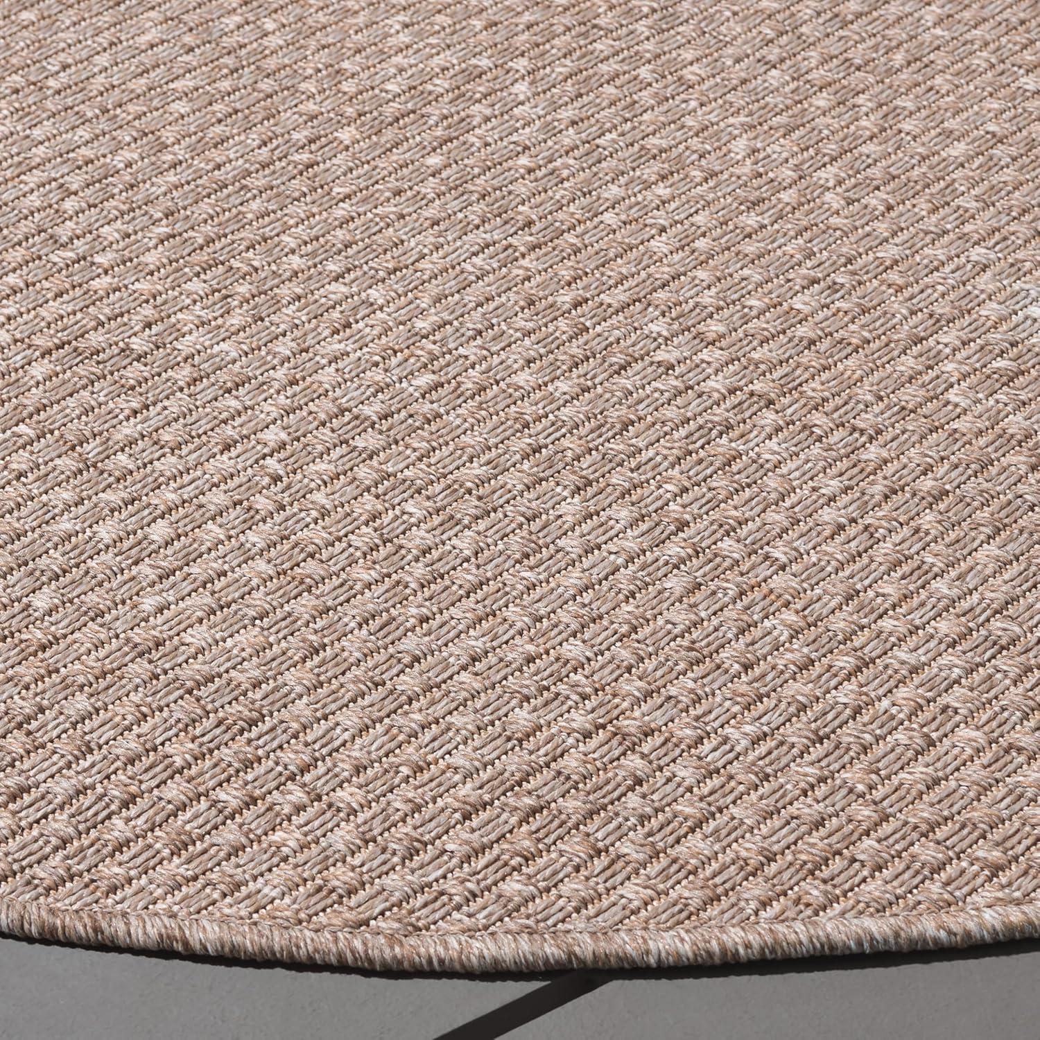 image:imageSAFAVIEH Washable Rug Outdoor Sisal AllWeather Collection 9 x 12 Ivory NonShedding amp Easy to Clean Ideal for Patio Backyard Mudroom SAW640ATaupe