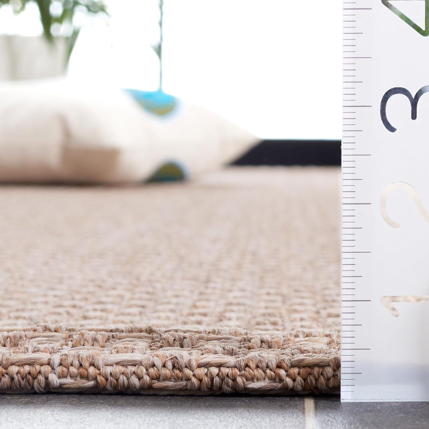 image:imageSAFAVIEH Washable Rug Outdoor Sisal AllWeather Collection 9 x 12 Ivory NonShedding amp Easy to Clean Ideal for Patio Backyard Mudroom SAW640ATaupe