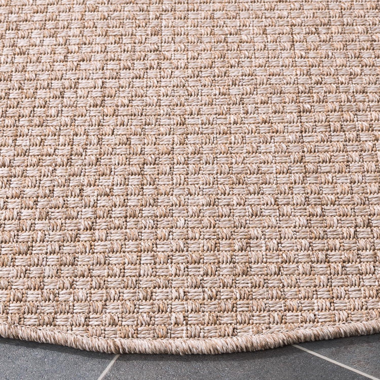 image:imageSAFAVIEH Washable Rug Outdoor Sisal AllWeather Collection 9 x 12 Ivory NonShedding amp Easy to Clean Ideal for Patio Backyard Mudroom SAW640ATaupe