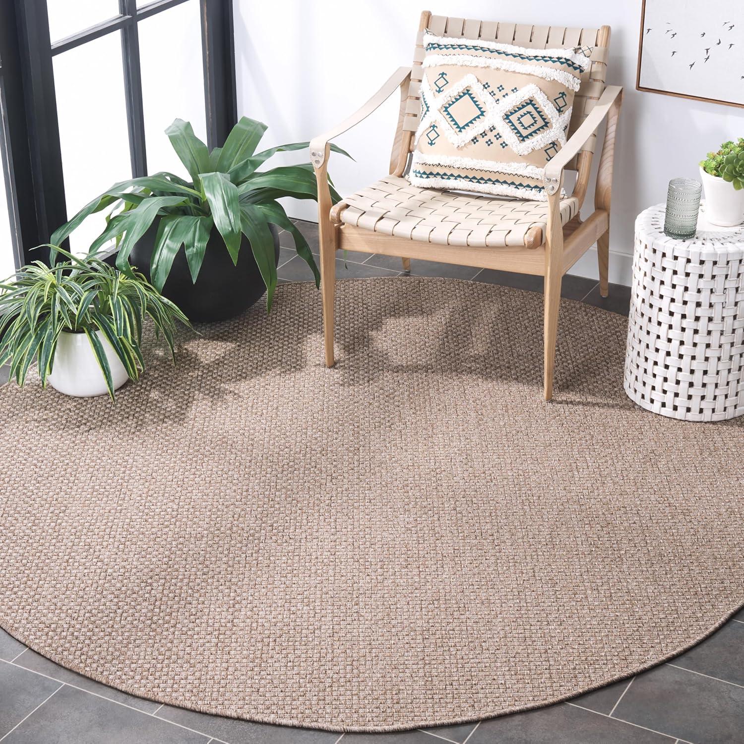 image:imageSAFAVIEH Washable Rug Outdoor Sisal AllWeather Collection 9 x 12 Ivory NonShedding amp Easy to Clean Ideal for Patio Backyard Mudroom SAW640ATaupe