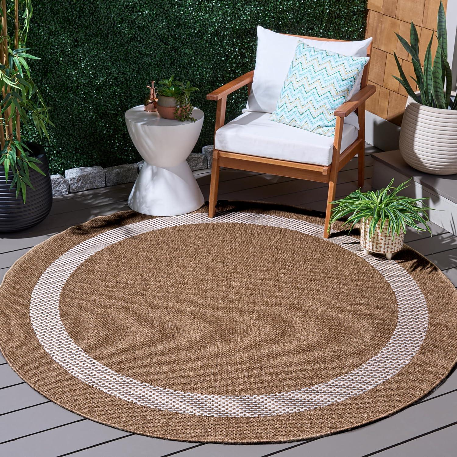image:imageSAFAVIEH Washable Rug Outdoor Sisal Performance Collection 8 x 10 Natural amp Ivory NonShedding amp Easy to Clean Ideal for Patio Backyard Deck Mudroom Poolside SPF810CNaturalIvory