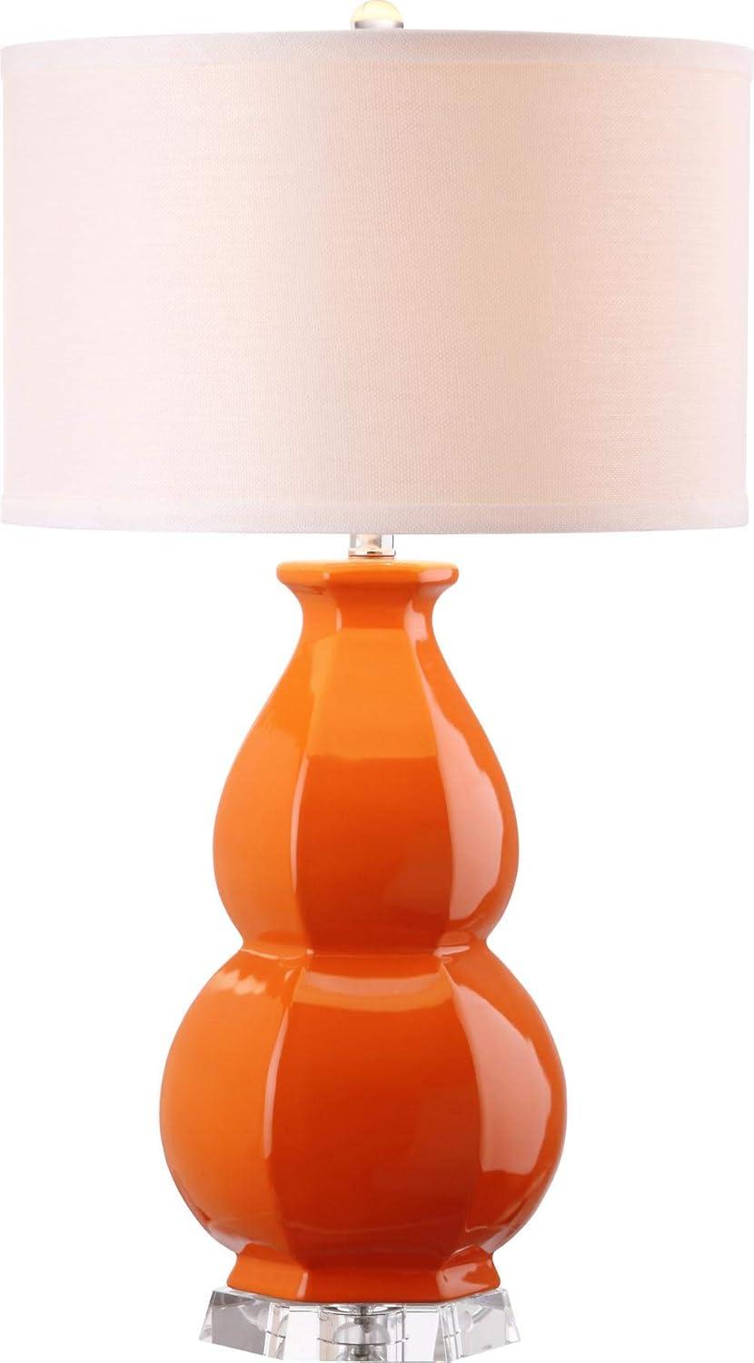 image:imageSafavieh Lighting Collection Juniper Navy White and Navy Base Table LampOrange
