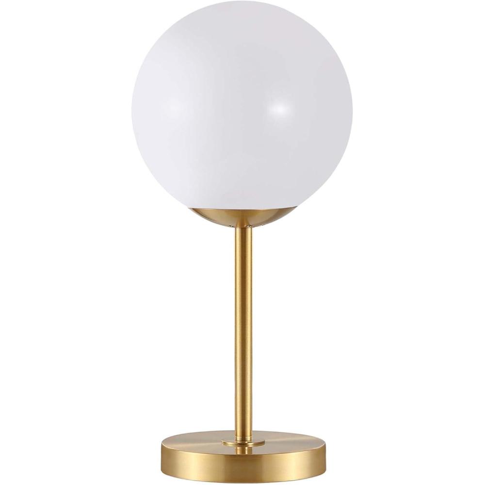 image:imageSAFAVIEH Lighting Collection Gemini Gold 17inch Table Lamp LED Bulb IncludedGold