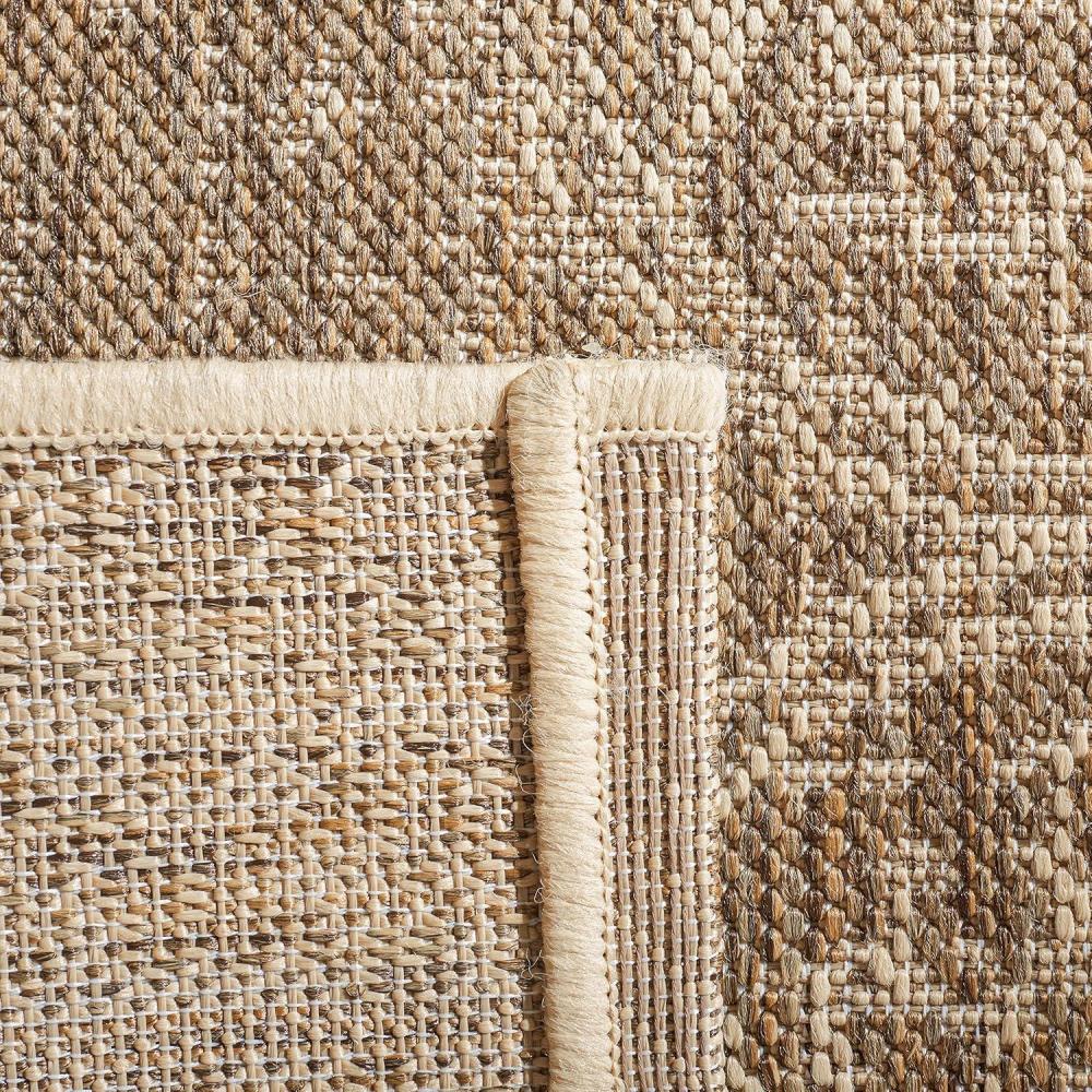 image:imageSAFAVIEH Washable Rug Outdoor Beach House Collection 53 x 76 Cream amp Beige NonShedding amp Easy to Clean Ideal for Patio Backyard Mudroom BHS174ACreamBeige