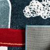 SAFAVIEH Carousel Kids Collection Accent Rug – 4′ x 6′, Ivory & Blue, Non-Shedding & Easy Care, Ideal for High Traffic Areas for Boys & Girls in Playroom, Nursery, Bedroom (CRK167A)(Navy/Ivory)