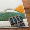 SAFAVIEH Carousel Kids Collection Accent Rug – 4′ x 6′, Ivory & Blue, Non-Shedding & Easy Care, Ideal for High Traffic Areas for Boys & Girls in Playroom, Nursery, Bedroom (CRK167A)(Ivory/Blue)