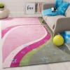 SAFAVIEH Kids Collection Accent Rug – 3′ x 5′, Green & Pink, Handmade Stars Wool, Ideal for High Traffic Areas in Entryway, Living Room, Bedroom (SFK338A)(Green/Pink)