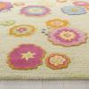 SAFAVIEH Kids Collection Accent Rug – 3′ x 5′, Light Green & Multi, Handmade Floral Wool, Ideal for High Traffic Areas in Entryway, Living Room, Bedroom (SFK316A)(Light Green/Multi)