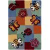 SAFAVIEH Kids Collection Area Rug – 5′ x 8′, Multi, Handmade Wool, Ideal for High Traffic Areas in Living Room, Bedroom (SFK753A)(Multi Color)