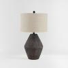 SAFAVIEH Lighting Collection – Ersta Brown Modern Rustic Farmhouse Table Lamp, 27-Inch Accent Lamp for Bedroom, Living Room, Home Office (TBL4367A)