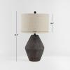 SAFAVIEH Lighting Collection – Ersta Brown Modern Rustic Farmhouse Table Lamp, 27-Inch Accent Lamp for Bedroom, Living Room, Home Office (TBL4367A)