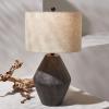 SAFAVIEH Lighting Collection – Ersta Brown Modern Rustic Farmhouse Table Lamp, 27-Inch Accent Lamp for Bedroom, Living Room, Home Office (TBL4367A)
